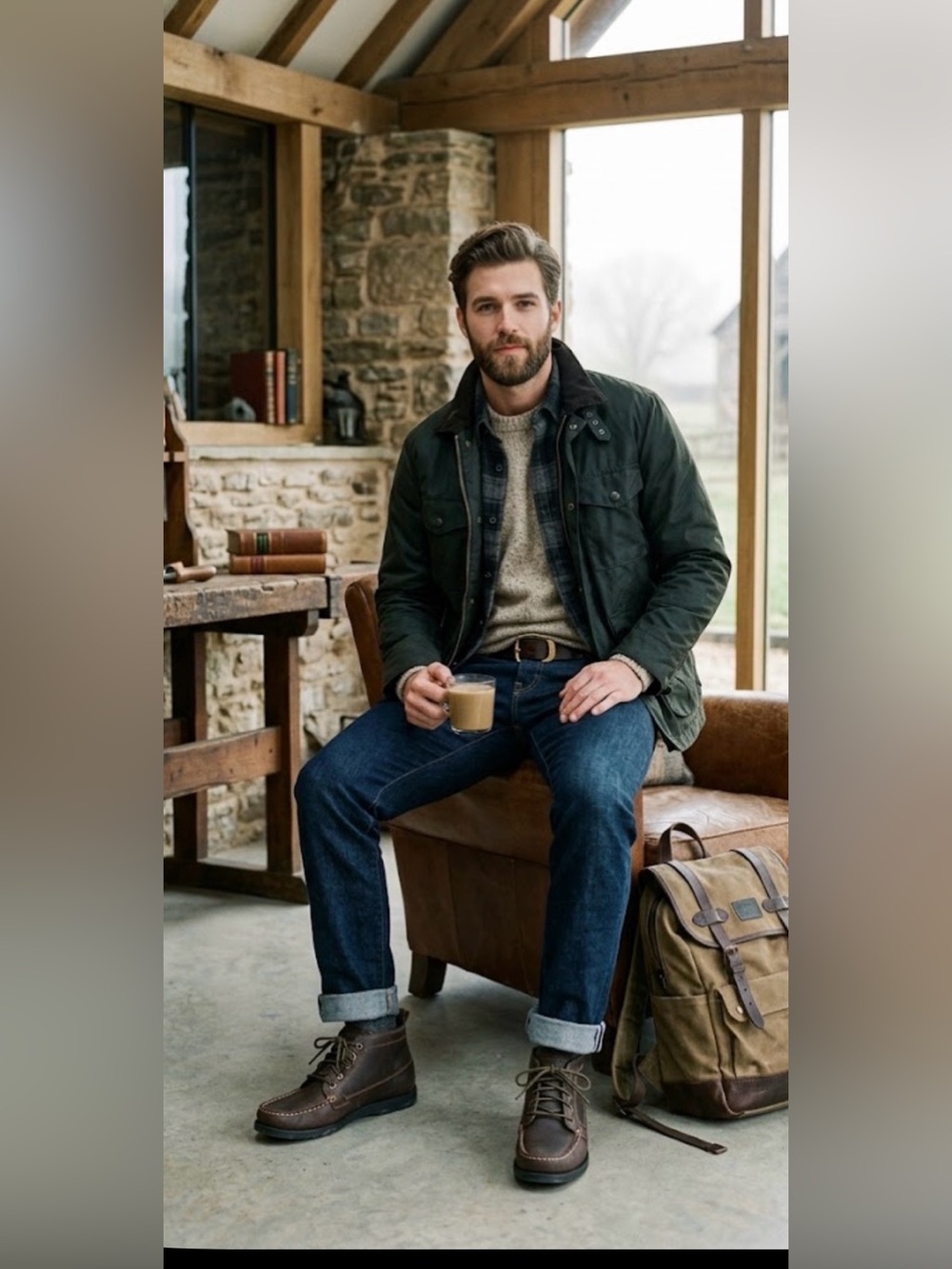 Eastland Brown Leather camp Chukka Moc Toe Lace-Up Boots
